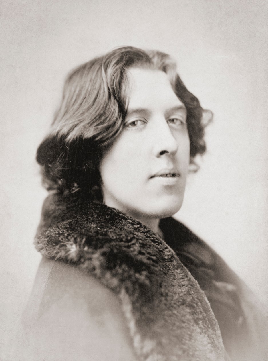 Oscar Wilde, tidigt 1880-tal (s/v foto) av Napoleon Sarony