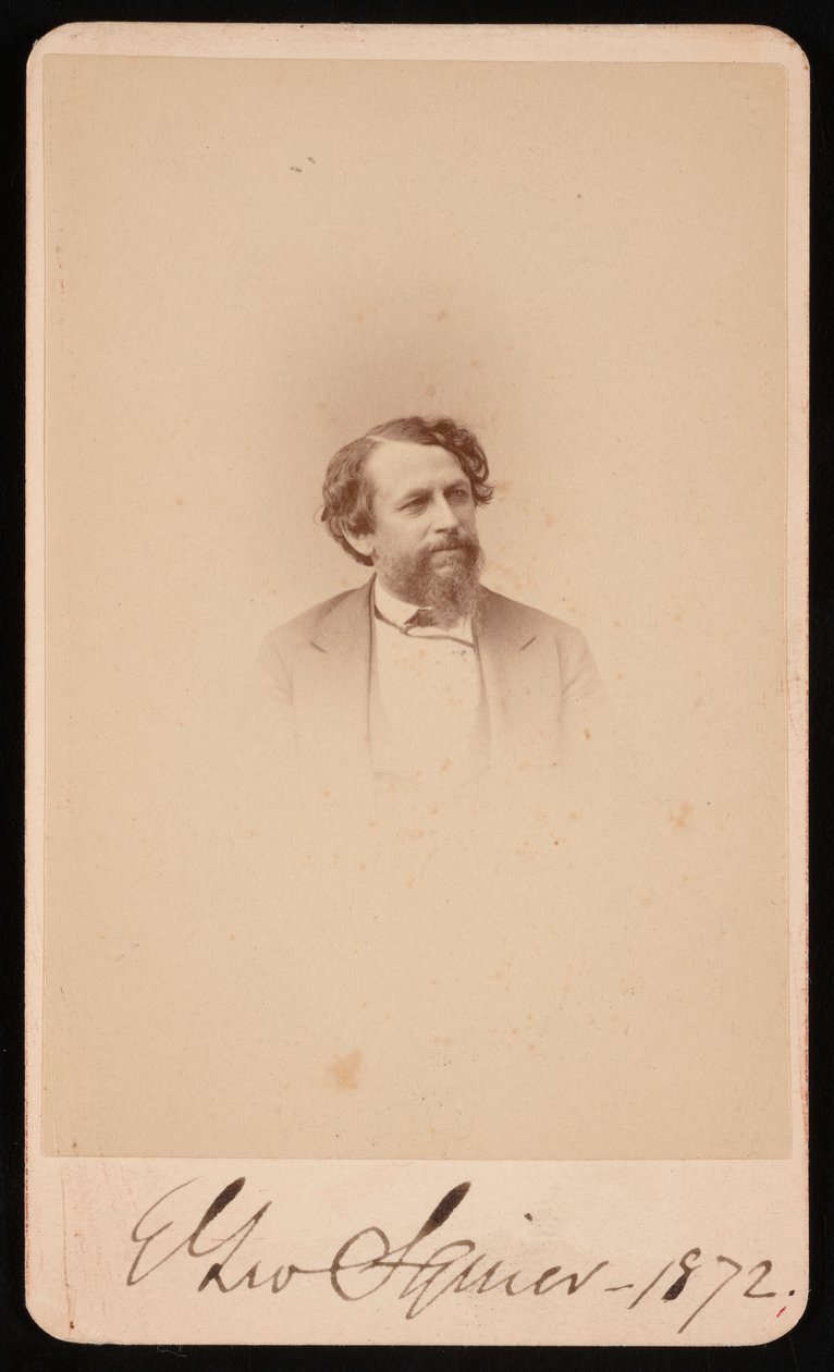Porträtt av Ephraim George Squier 1821-1888, 1872. av Napoleon Sarony