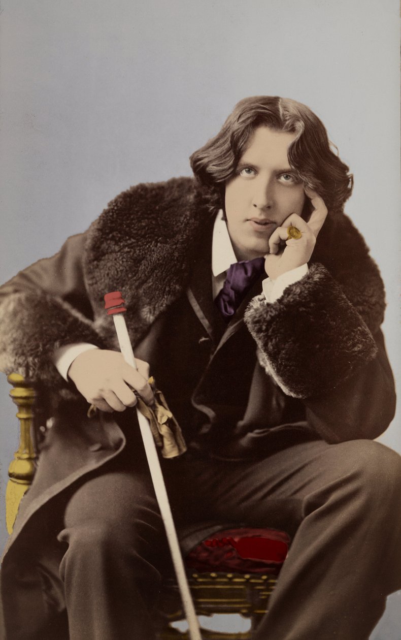 Porträtt av Oscar Wilde (1854 - 1900) omkring 1882 av Napoleon Sarony (1821 - 1896). av Napoleon Sarony