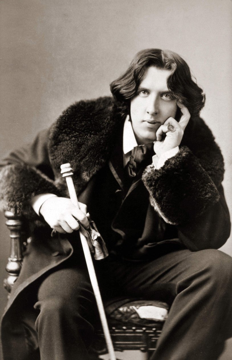 Porträtt av Oscar Wilde av Napoleon Sarony (1821 - 1896), cirka 1882. av Napoleon Sarony