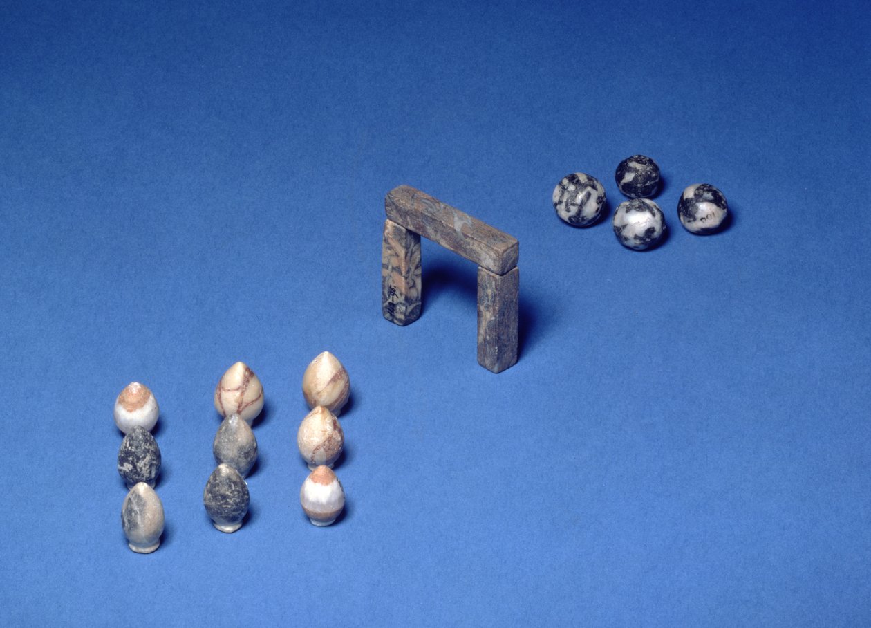 Barns spel käglor av Naqada I Period Egyptian