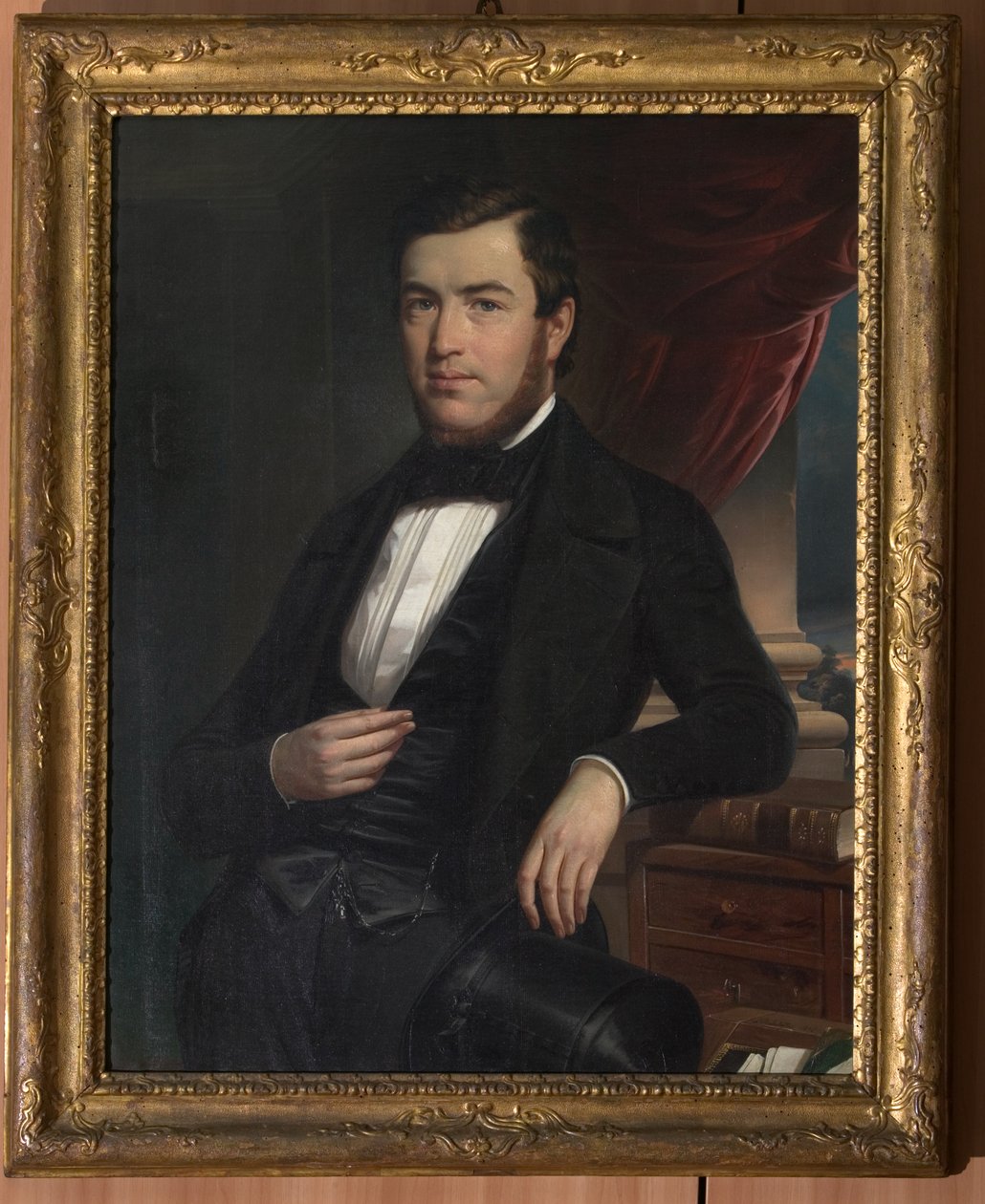 Porträtt av en gentleman (olja på duk) av Narciso Malatesta