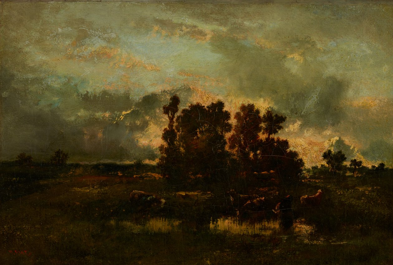 Vått bete, ca 1870 av Narcisse Virgile Diaz de la Peña