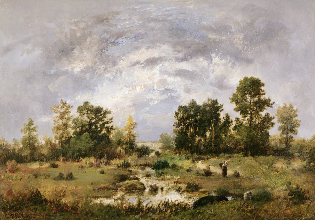 Skogslandskap, 1870 av Narcisse Virgile Diaz de la Peña