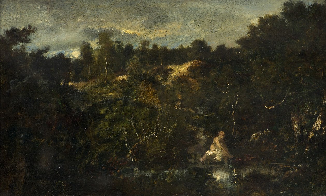Badaren, ca 1840-60 av Narcisse Virgile Diaz de la Peña