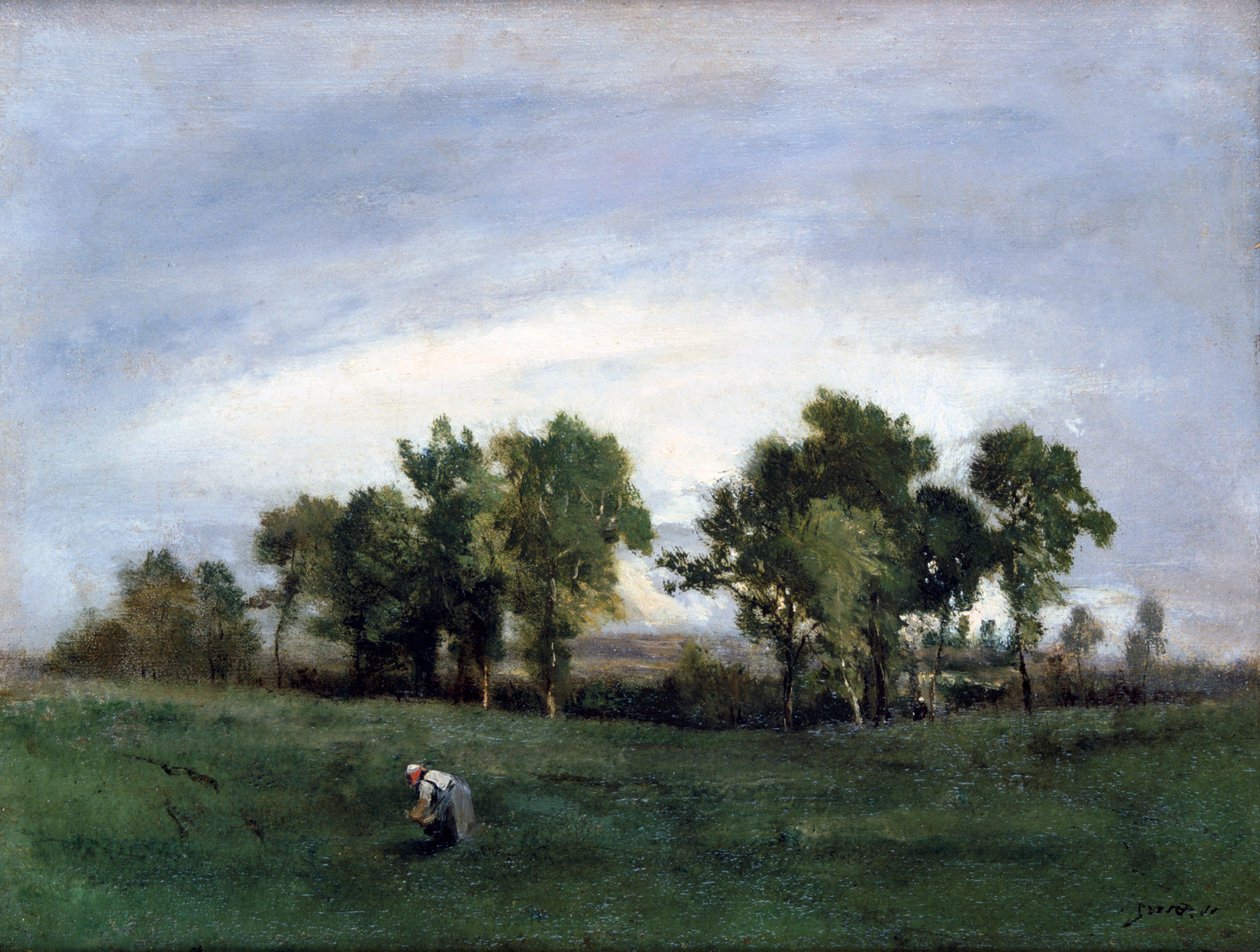 Kvinna på landsbygden, c1828-1876 av Narcisse Virgile Diaz de la Peña