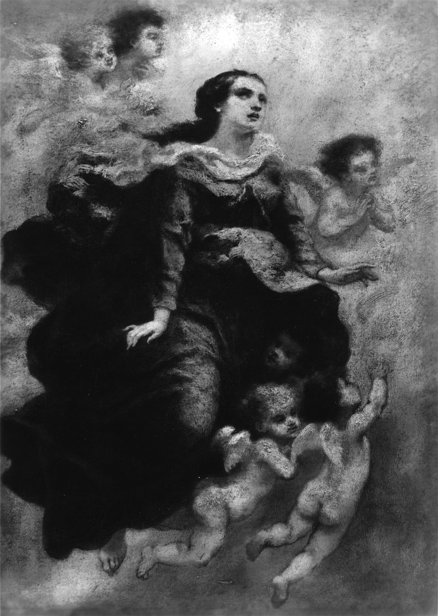 Jungfru Marie himmelsfärd av Narcisse Virgile Diaz de la Peña