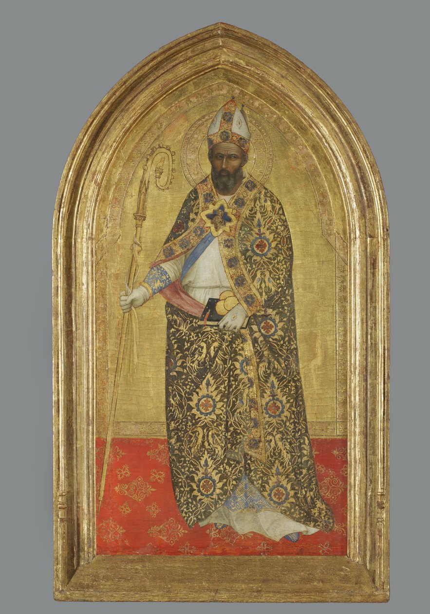 Sankt Nikolaus av Bari, ca 1360-1365 (tempera på panel) av Nardo di Cione