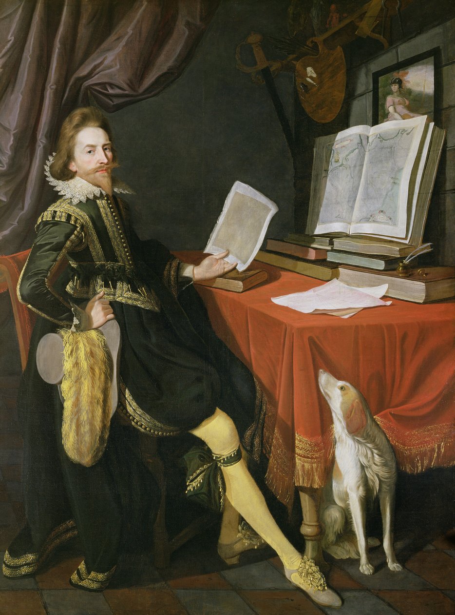 Självporträtt av Nathaniel Bacon