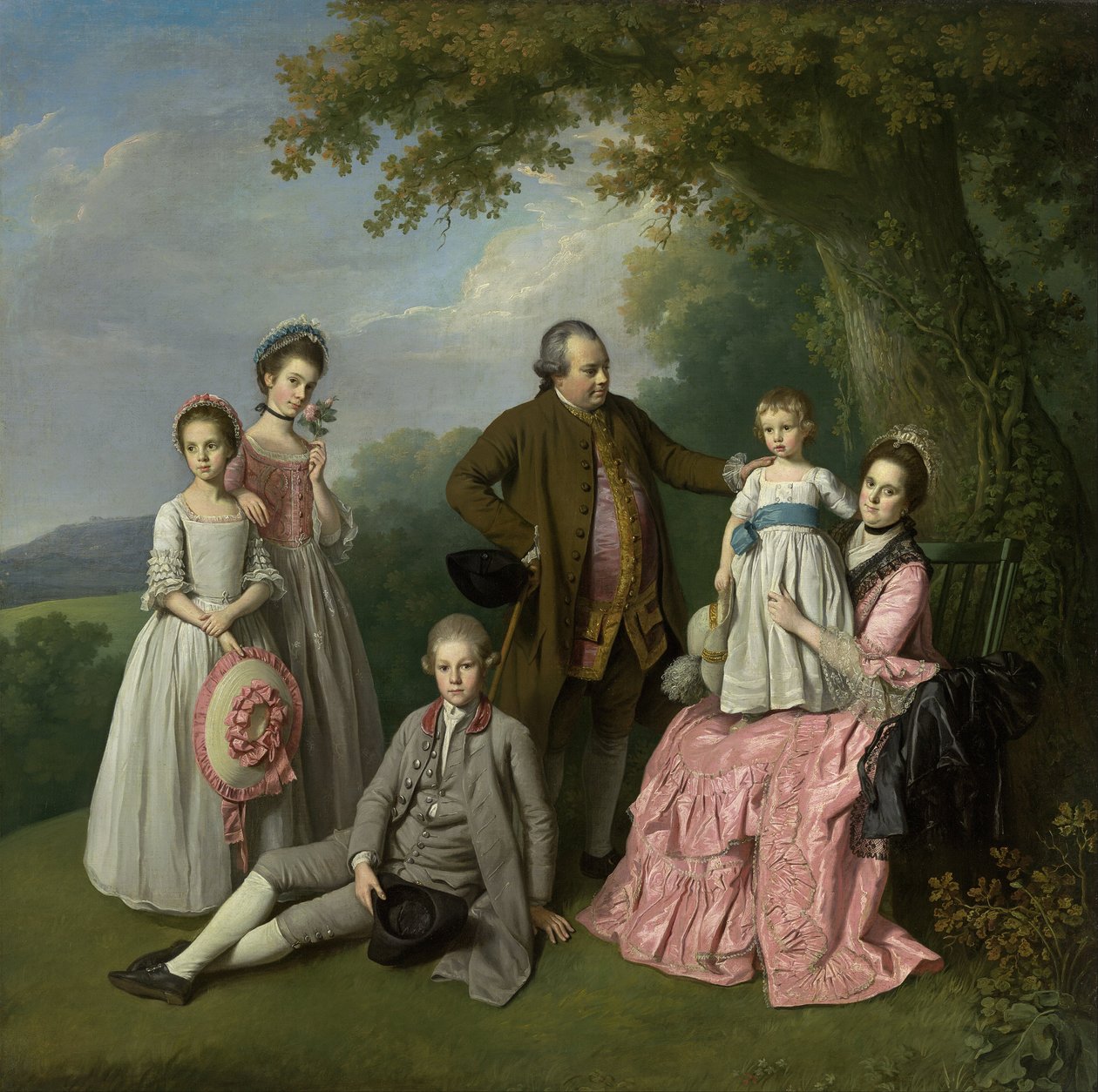 Familjen Pybus av Nathaniel Dance Holland
