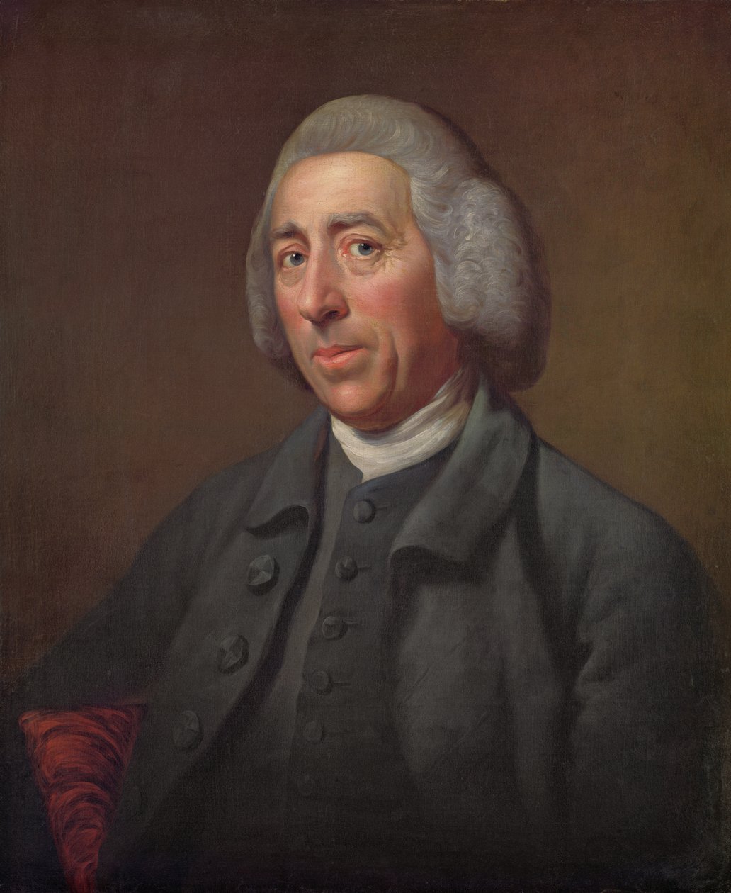 Porträtt av Lancelot Capability Brown (1716-83) av Nathaniel Dance Holland