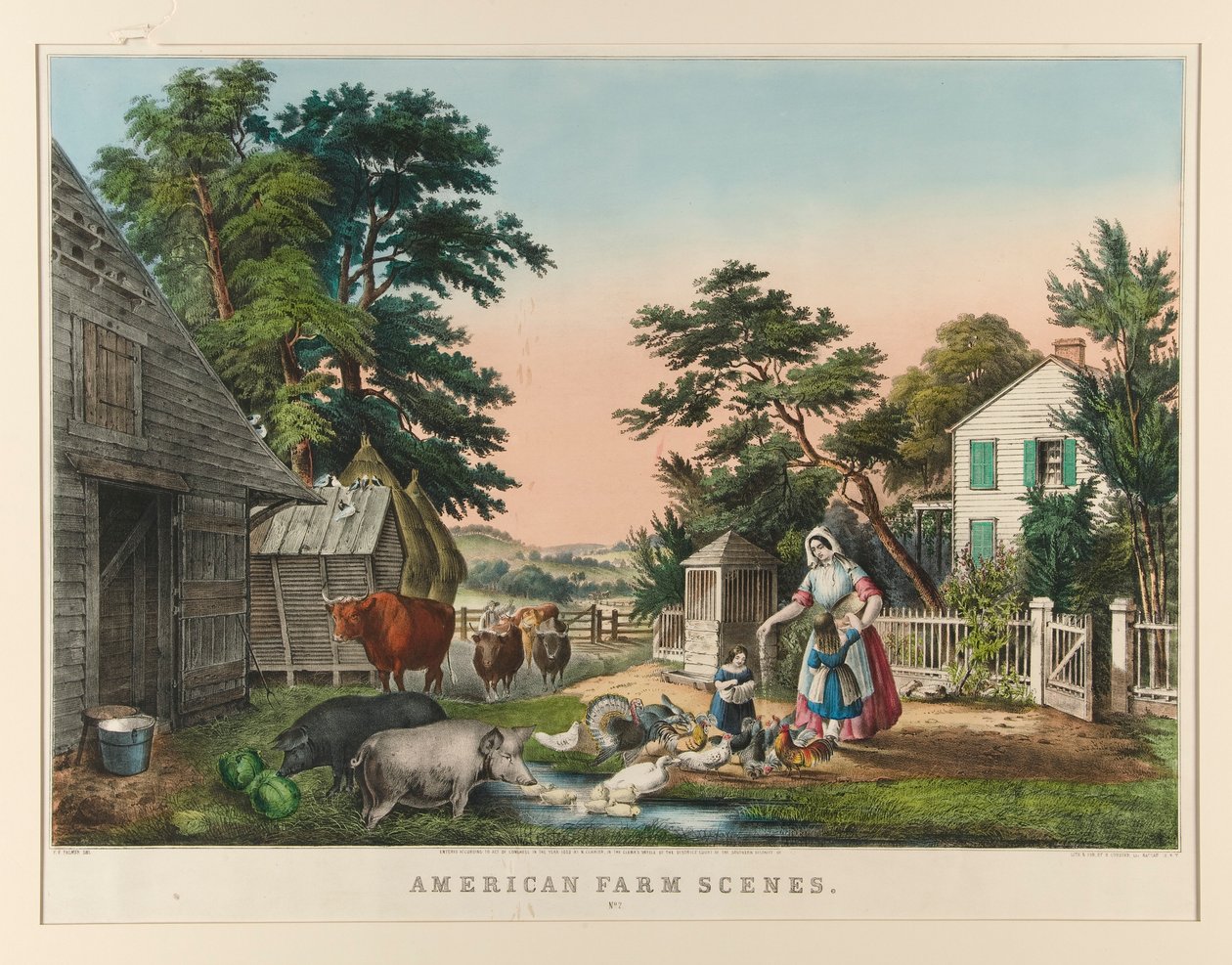 Amerikanska gårdsscener. Nr.2 av Nathaniel Currier