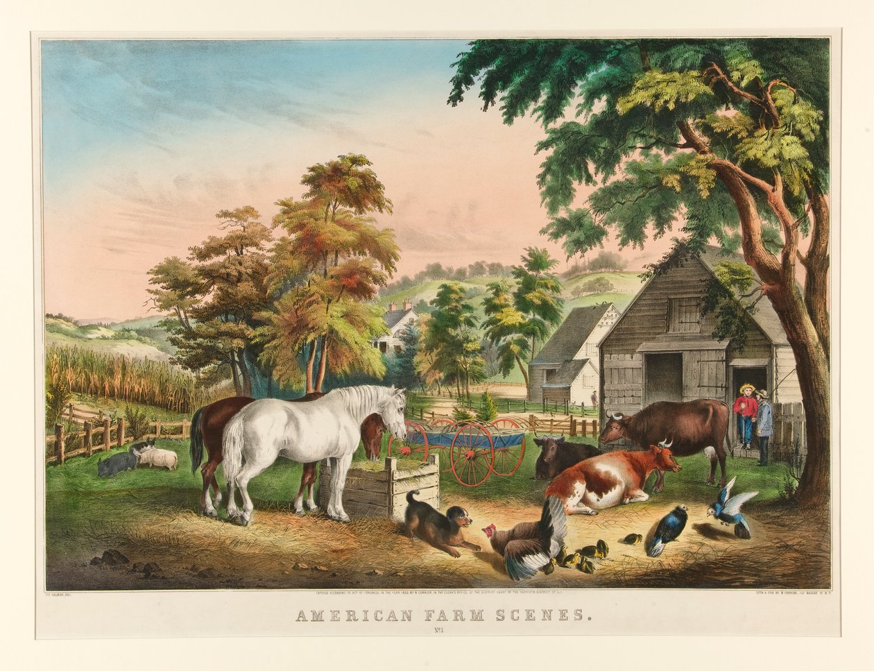 American Farm Scenes./ nr 3 av Nathaniel Currier