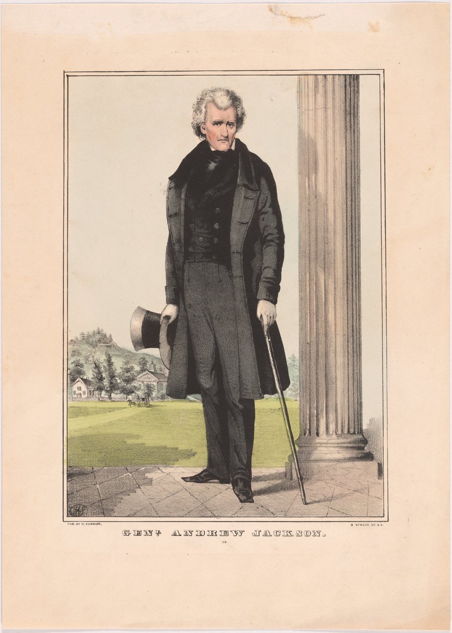 Andrew Jackson av Nathaniel Currier