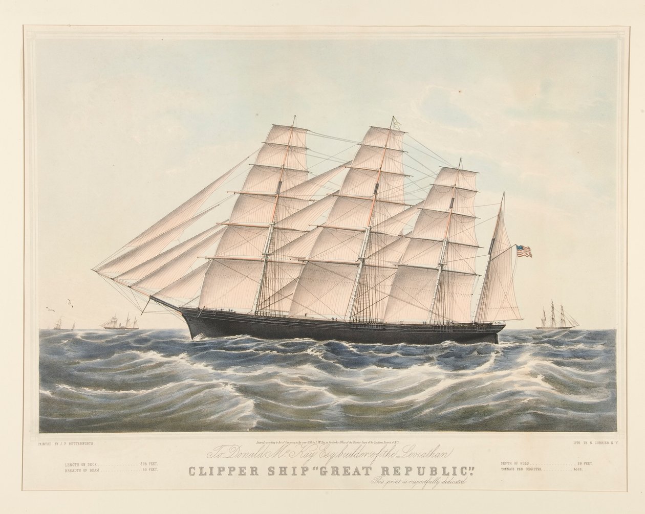 Clipperskepp av Nathaniel Currier