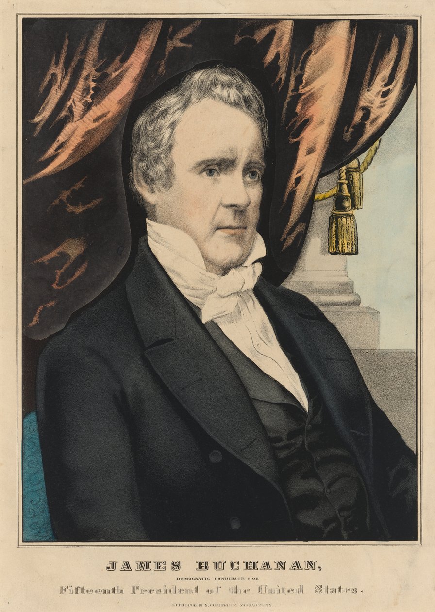 James Buchanan av Nathaniel Currier