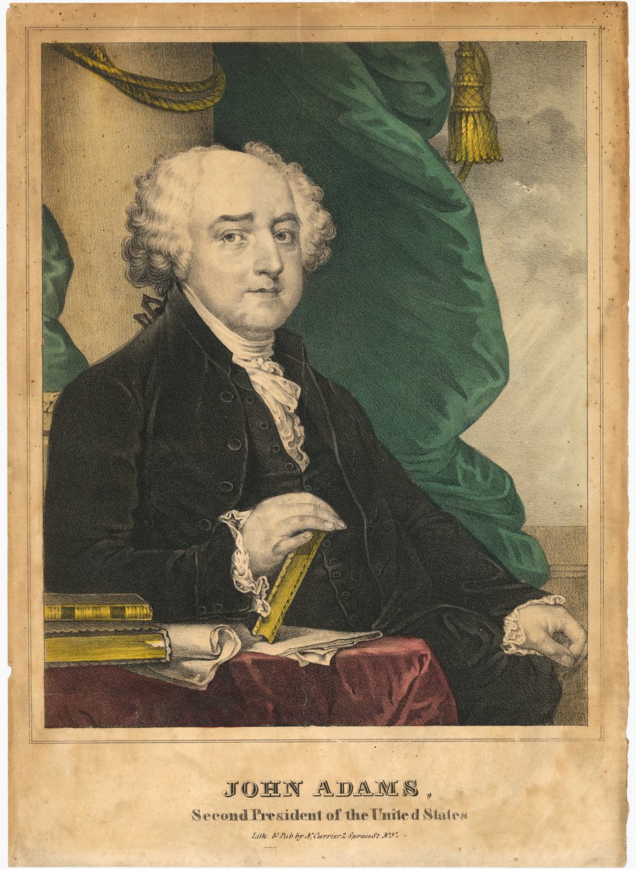 John Adams av Nathaniel Currier