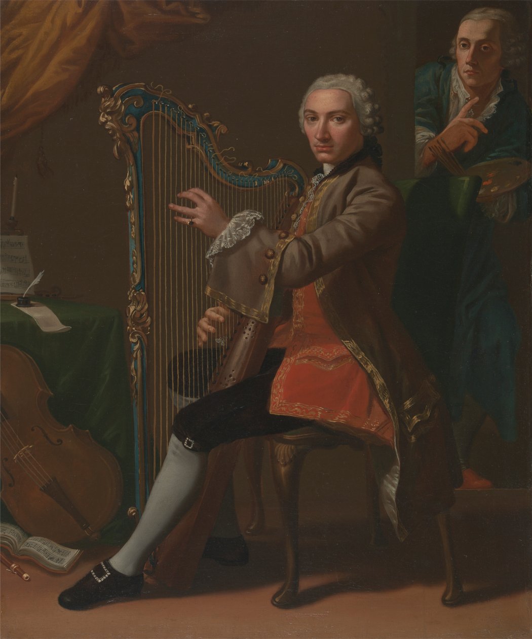 Cristiano Giuseppe Lidarti och Giovanni Battista Tempesti av Nathaniel Dance