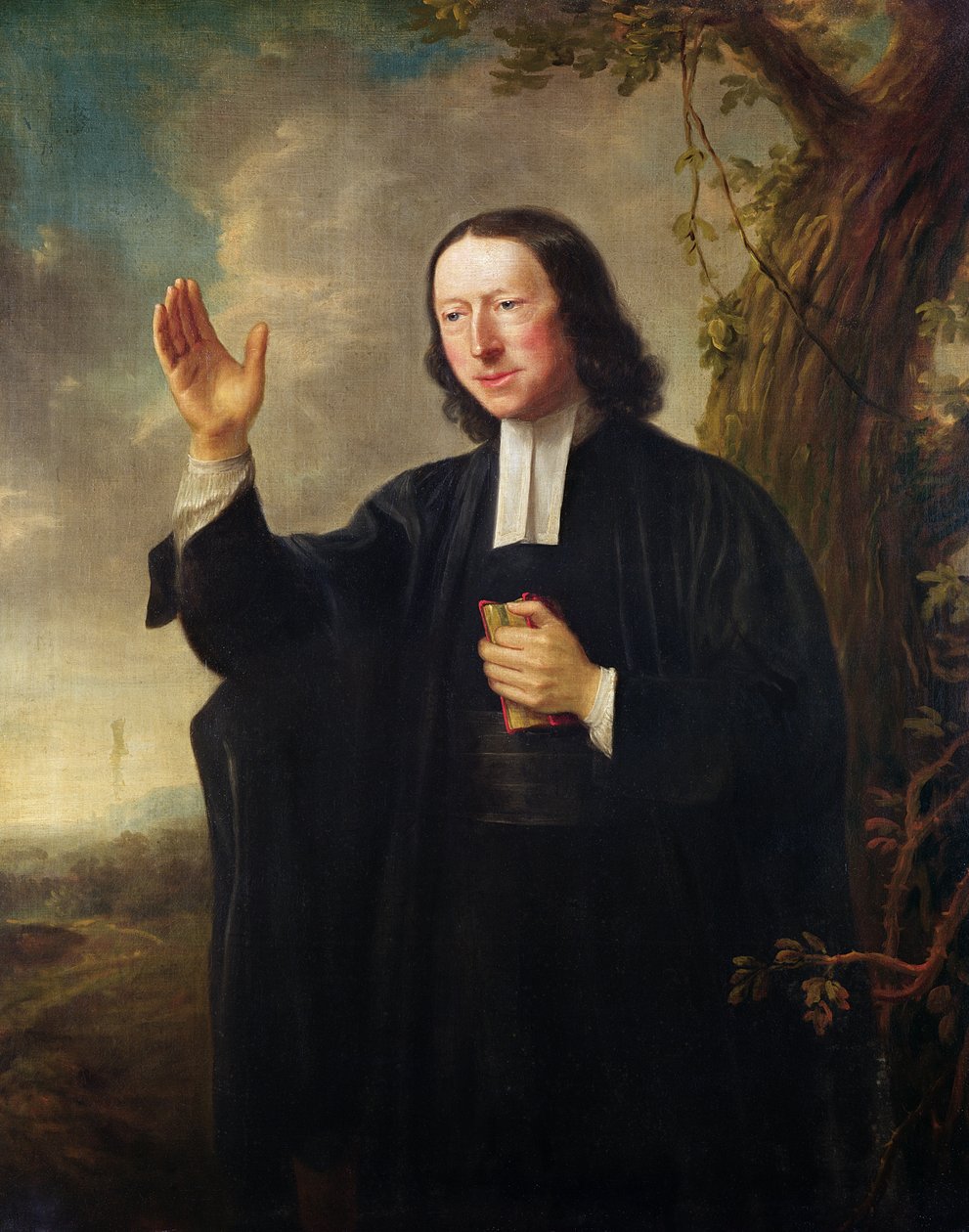 Porträtt av John Wesley, ca 1766 (olja på duk) av Nathaniel Hone