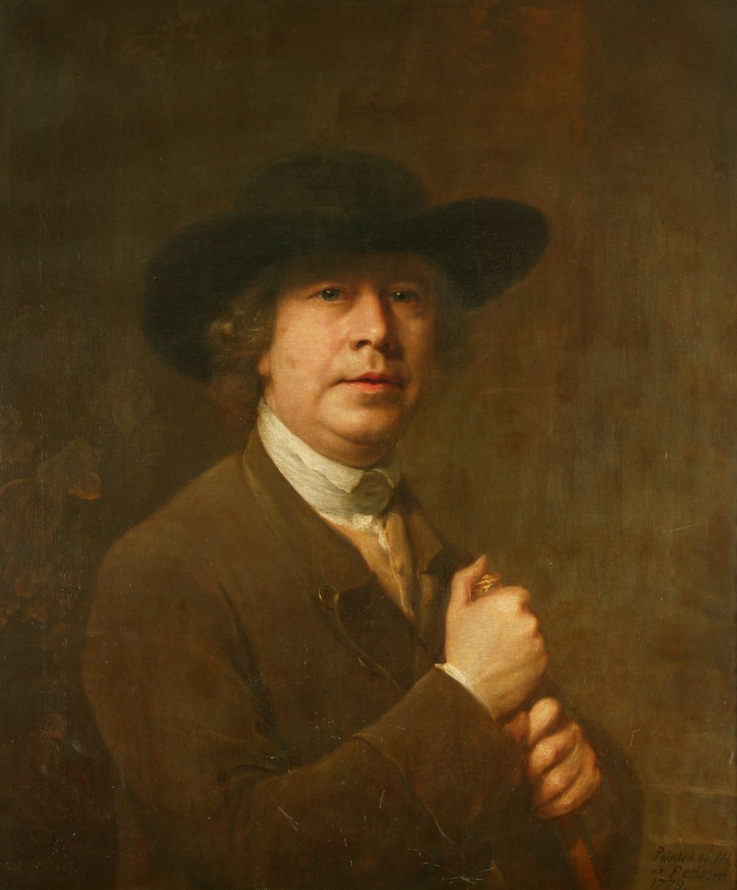 Självporträtt av Nathaniel Hone