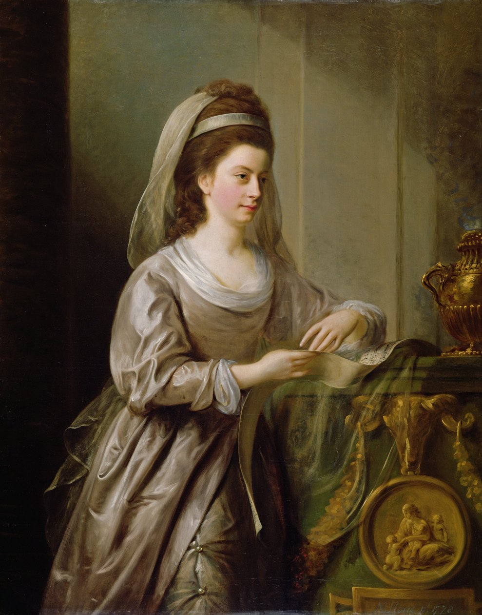 Hon. Mrs Nathaniel Curzon, 1778 av Nathaniel Hone