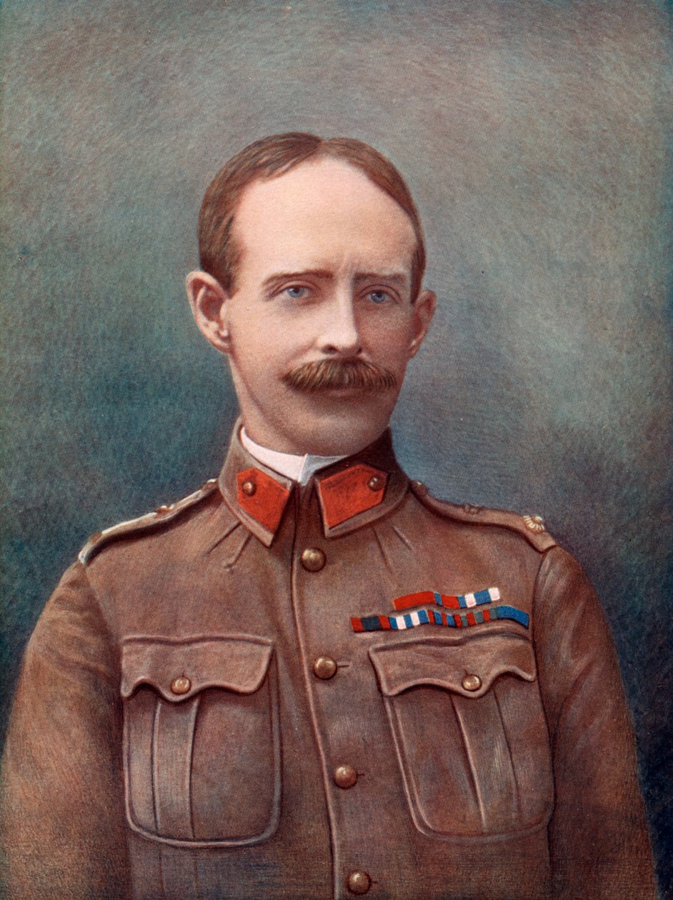 Generallöjtnant Ian Hamilton, chef för Mounted Infantry Division, South Africa Field Force, 190 av Navy and Army
