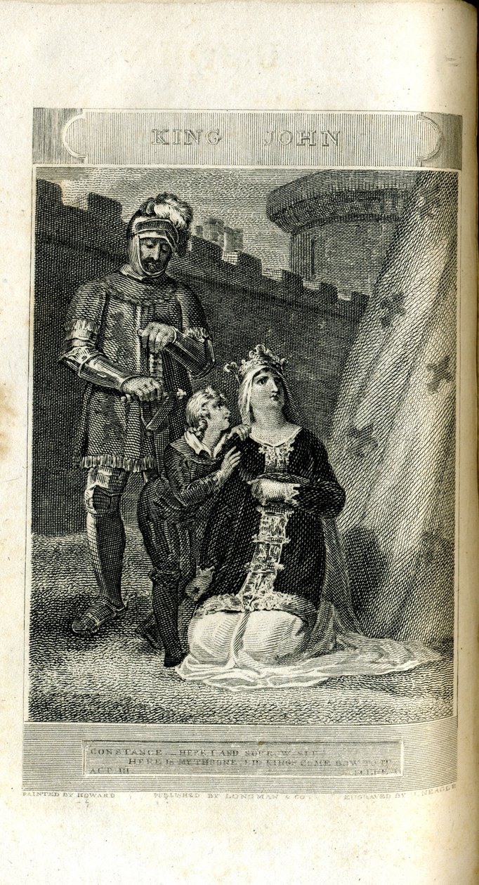 King John av William Shakespeare. Framfördes på Covent Garden lördagen den 20 april 1811 av Neagle