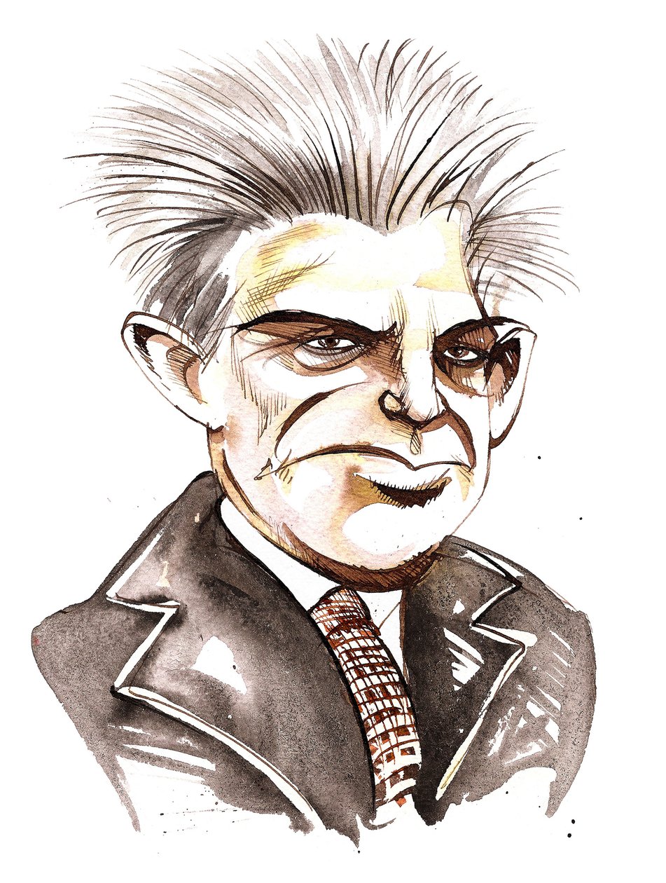 Carl Nielsen, karikatyr av Neale Osborne