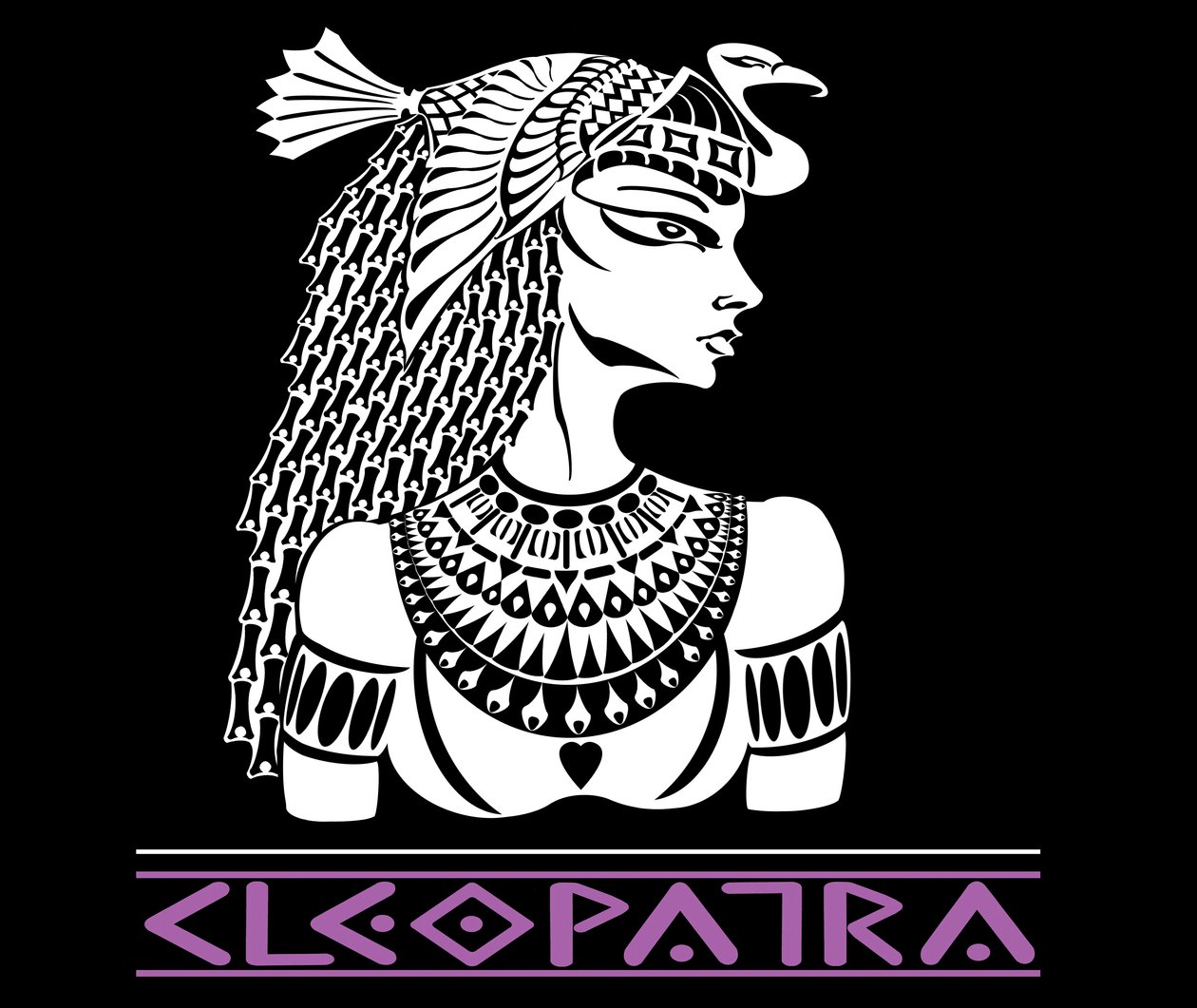 Cleopatra, ny version av bw-filbilden, 2006 av Neale Osborne av Neale Osborne