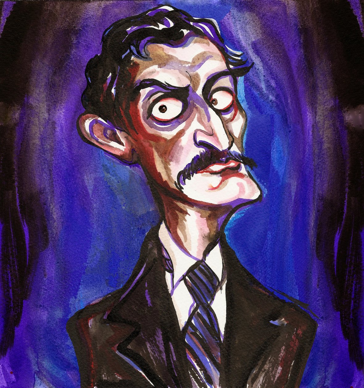 Edvard Munch, 2018 (bläck) av Neale Osborne