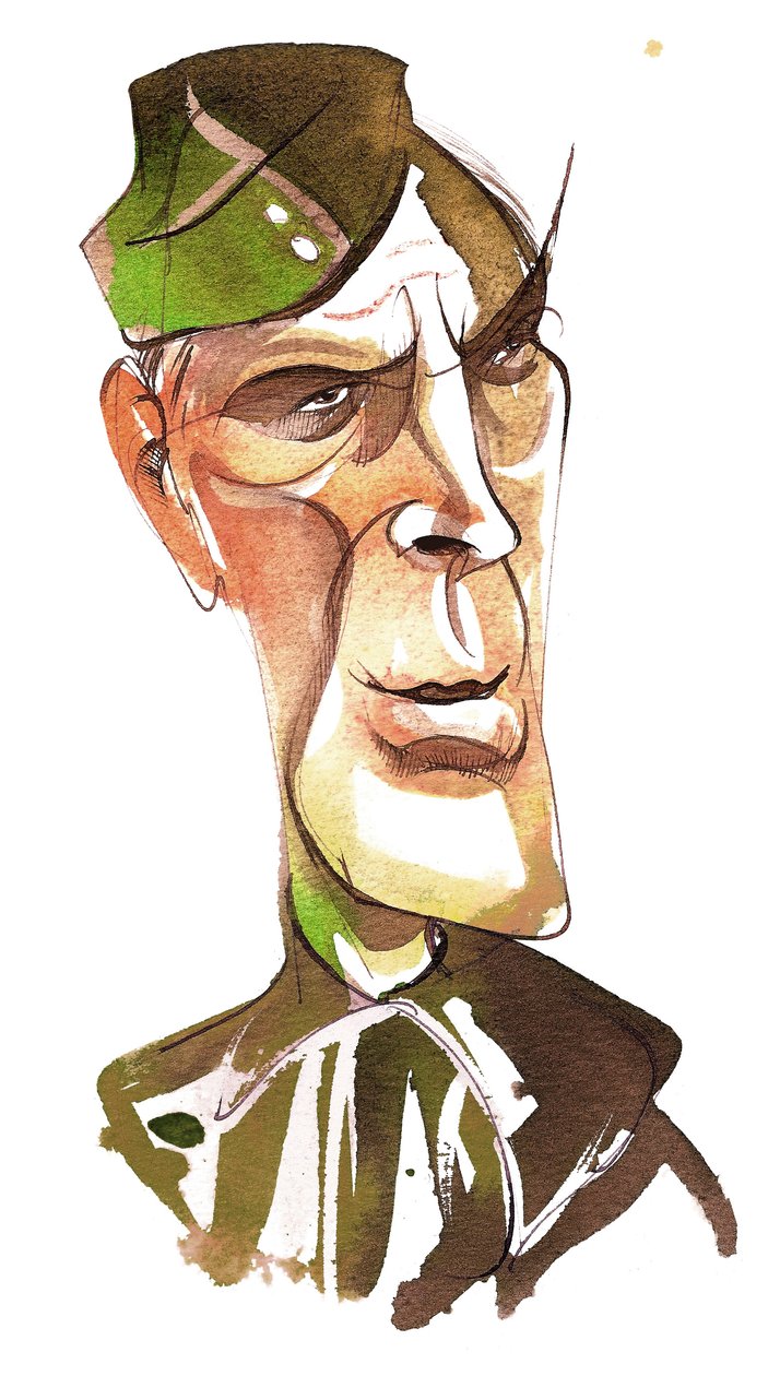 John Le Mesurier som sergeant Wilson i BBC-komedin Dads Army av Neale Osborne