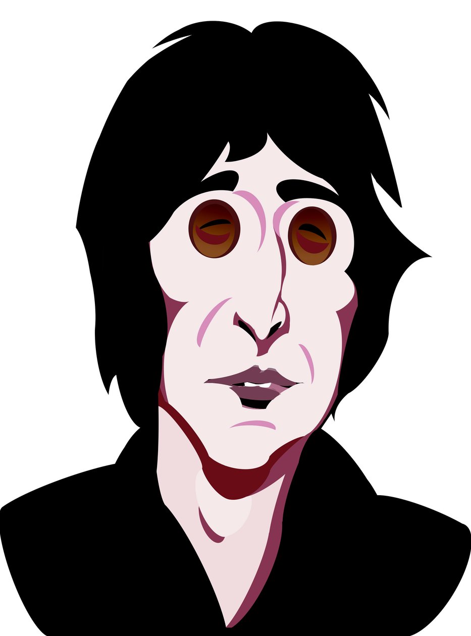John Lennon, engelsk sångare, låtskrivare (1940-80), färggrafisk karikatyr, 200510 av Neale Osborne av Neale Osborne