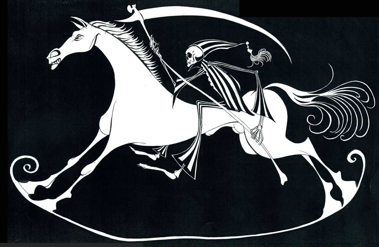 Le Grand Macabre - illustration av karaktären Nekrotzar från Gyorgy Ligetis opera från 1977 av Neale Osborne