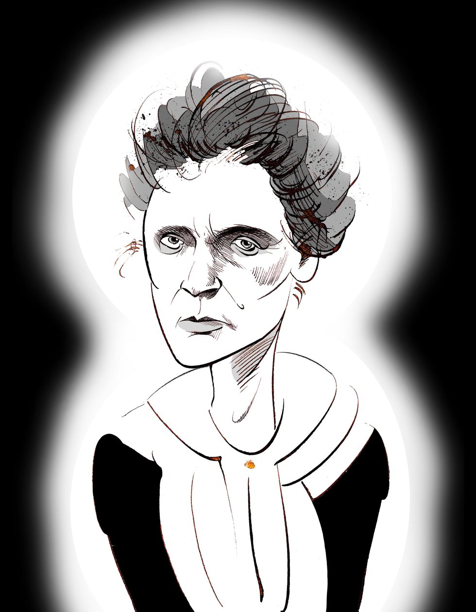 Marie Curie, fransk fysiker, 1867-1934 av Neale Osborne