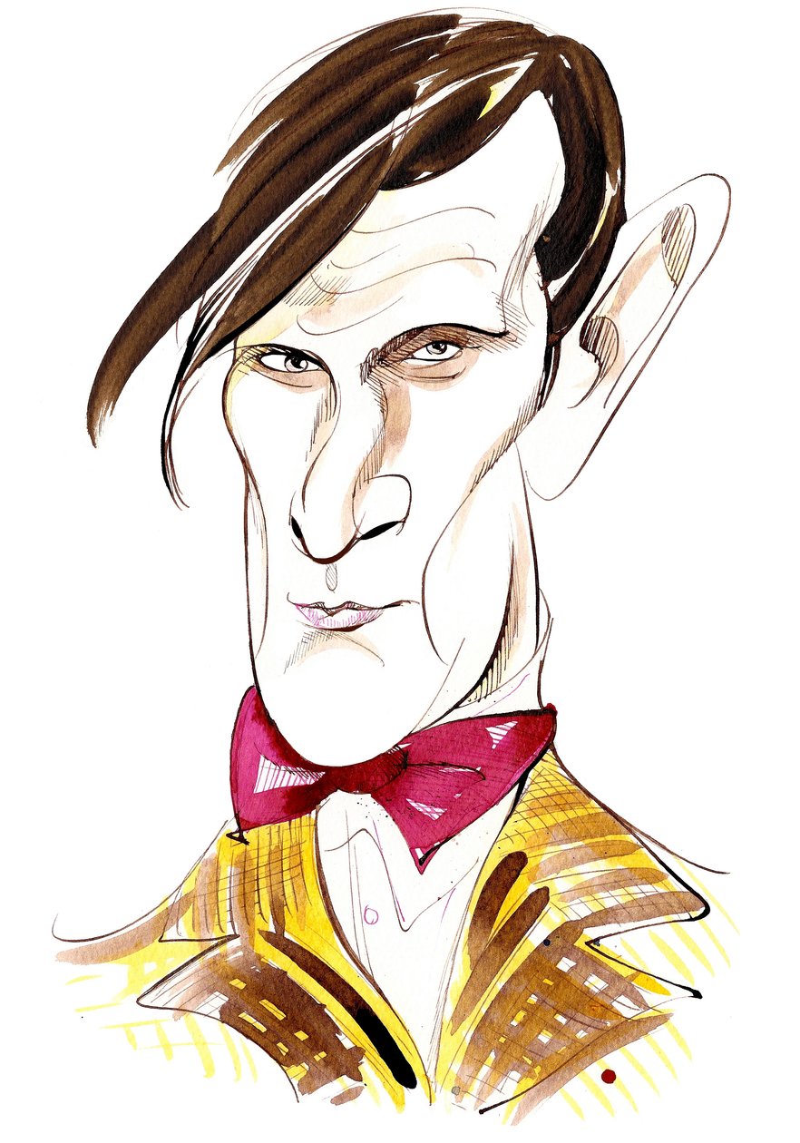 Matt Smith som Doctor Who i BBC:s tv-serie med samma namn av Neale Osborne