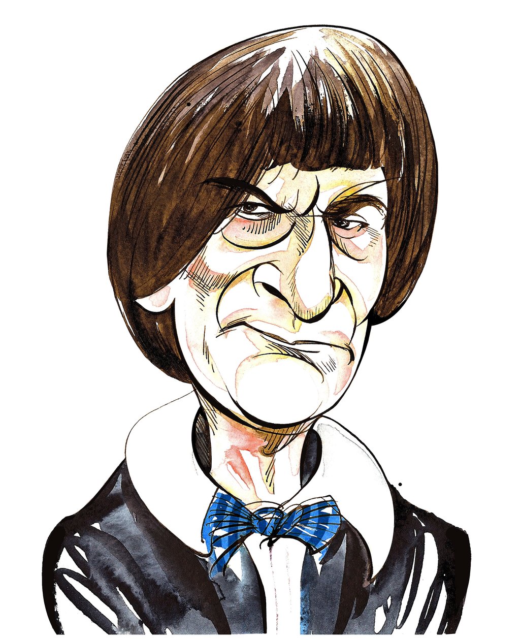 Patrick Troughton som Doctor Who i BBCs tv-serie med samma namn av Neale Osborne