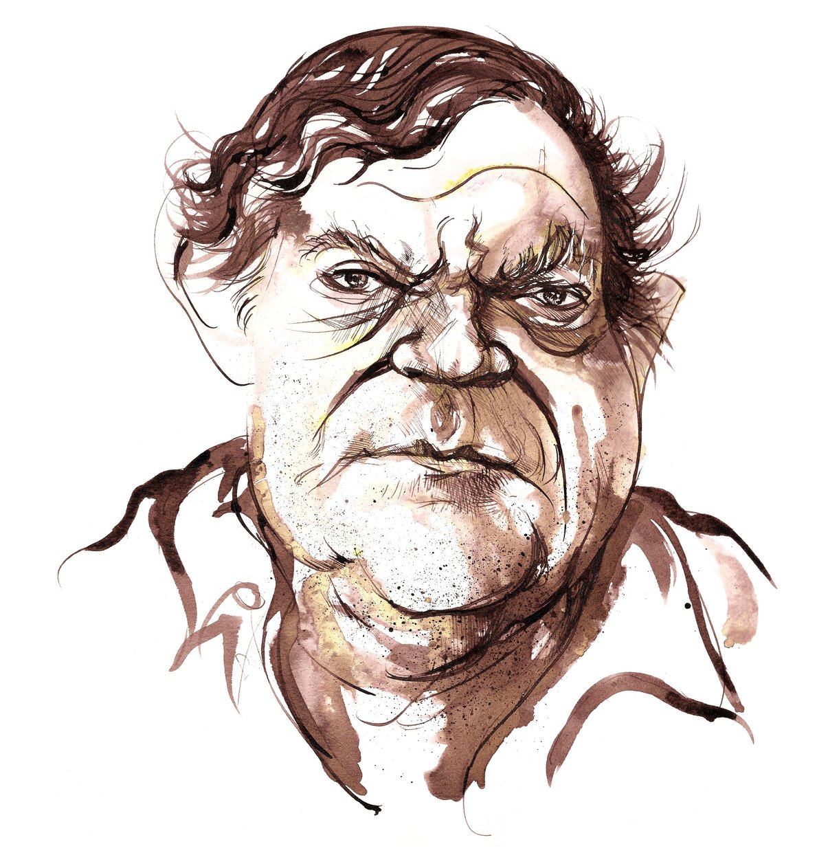 Robert Hughes, australisk konstkritiker (f av Neale Osborne