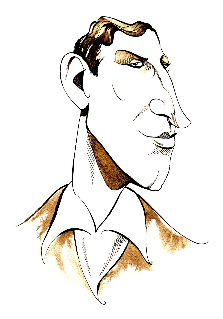 Siegfried Sassoon, engelsk poet och romanförfattare, 1886-1967 av Neale Osborne