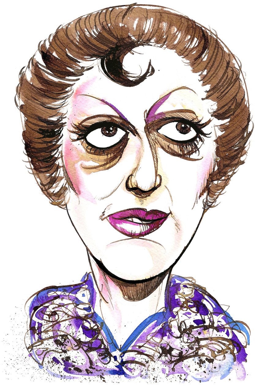 Tatiana Troyanos - färgkarikatyr av amerikansk mezzosopran, 1938 - 1993 av Neale Osborne