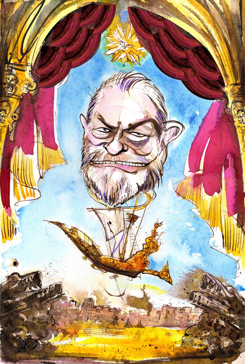 Terry Gilliam - Amerikanskfödd brittisk filmregissör, manusförfattare, Monty Python-medlem och animatör, född 1940 av Neale Osborne
