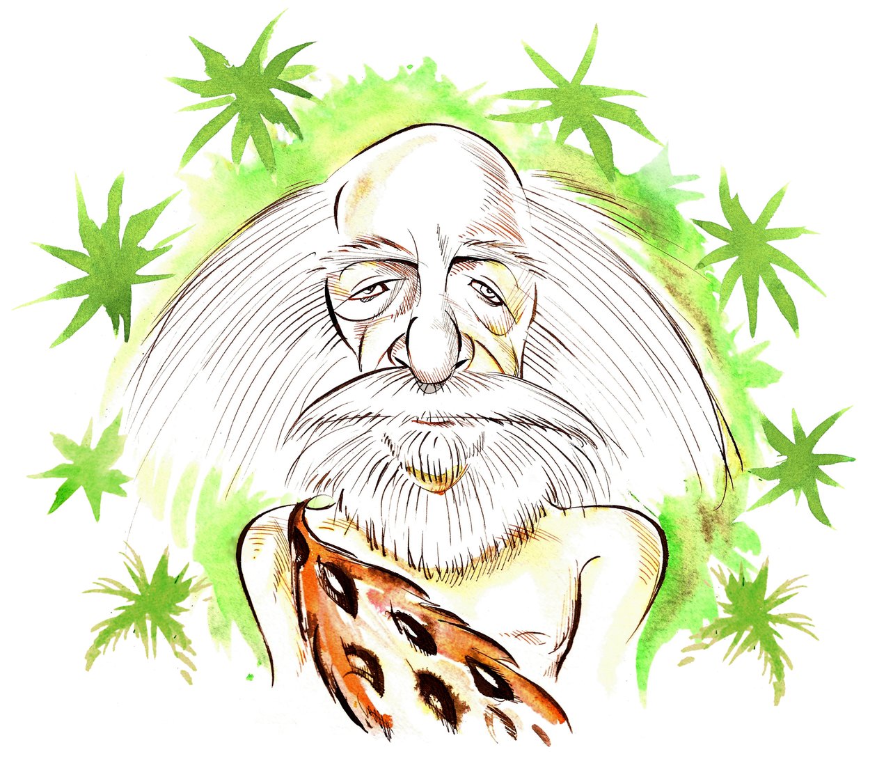 William Golding, engelsk författare, 1911-1993 av Neale Osborne