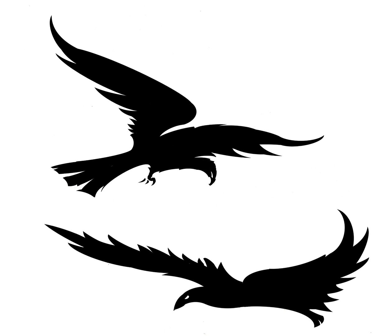 Bird Silhouettes, 2022 (digital) av Neale Osborne