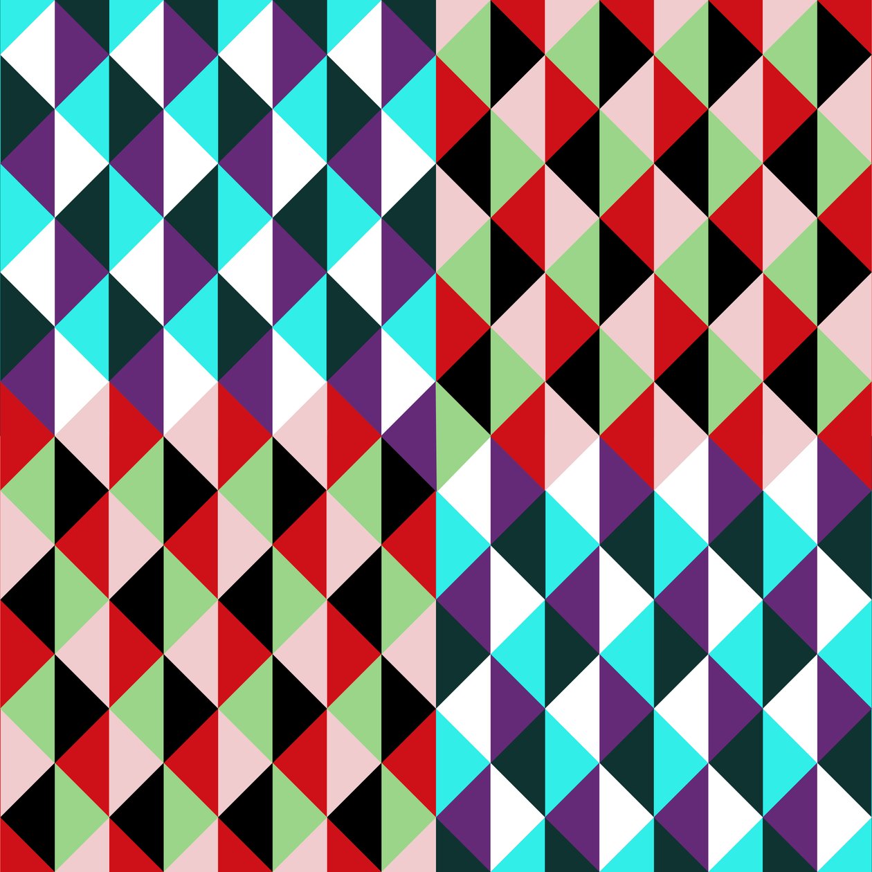 Dekorativ textildesign, 2016 (digital) av Neale Osborne