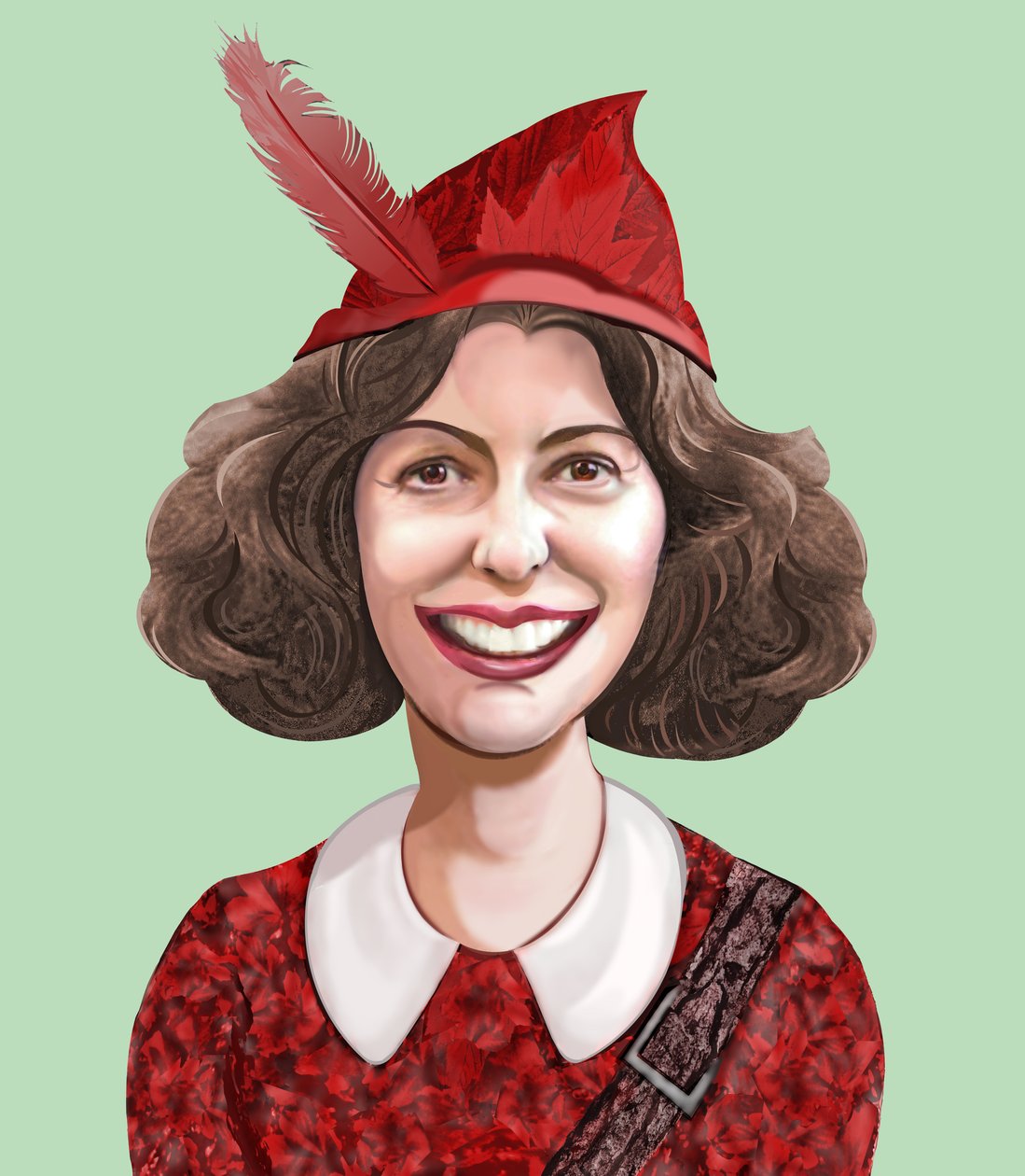 Geraldine McCaughrean, 2021 (digital) av Neale Osborne