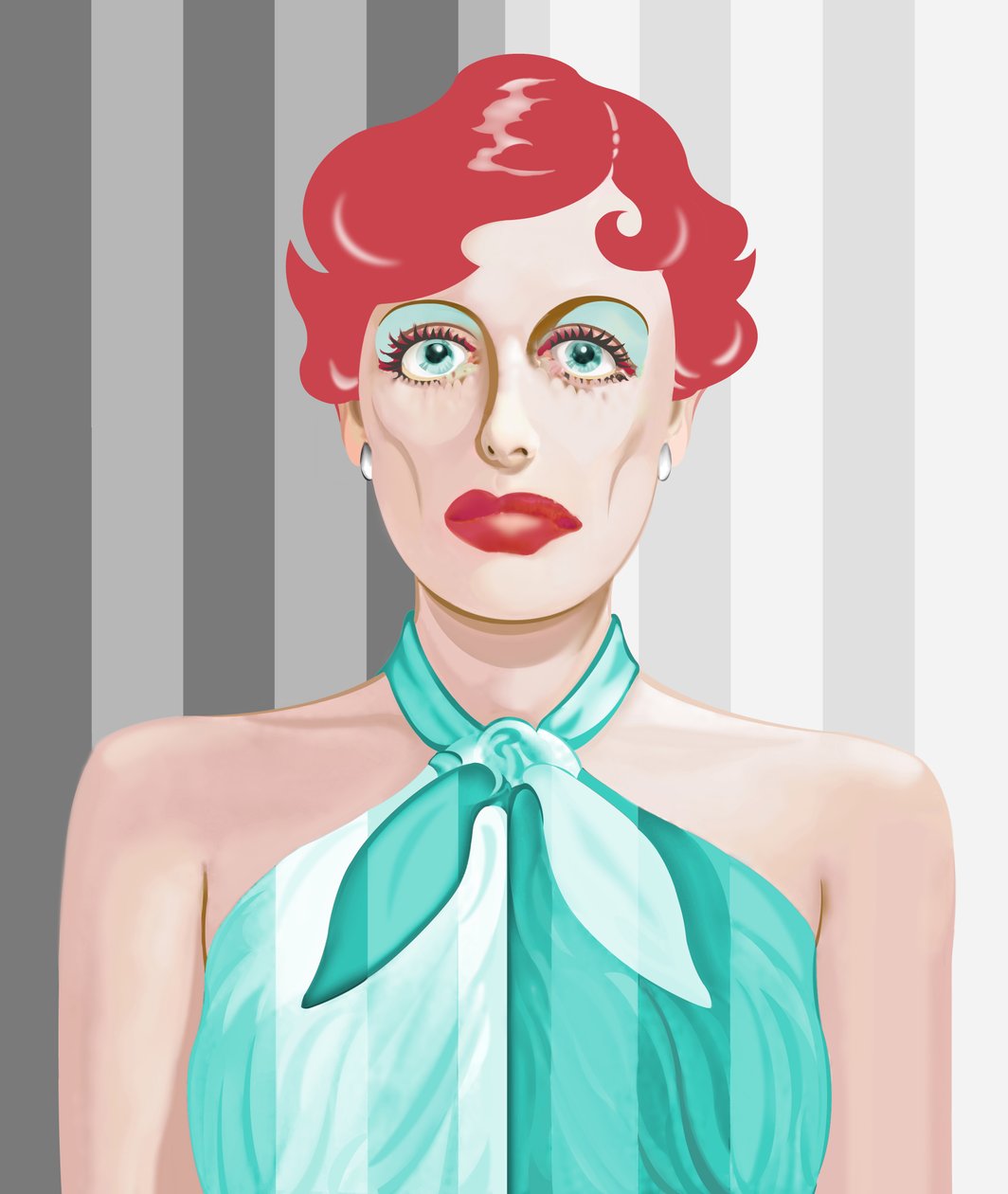 Joan Crawford, 2021 (digitalt) av Neale Osborne