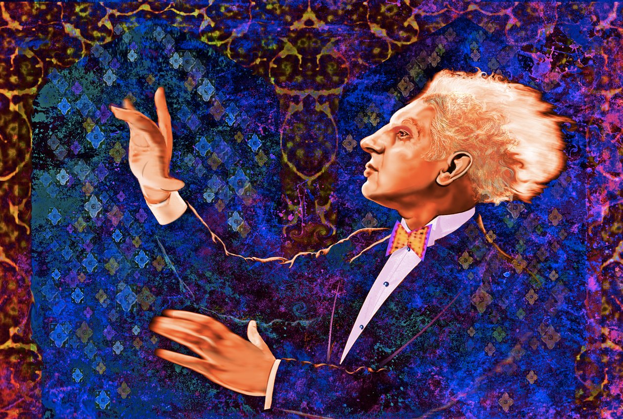 Leopold Stokowski, 2024 (digital) av Neale Osborne