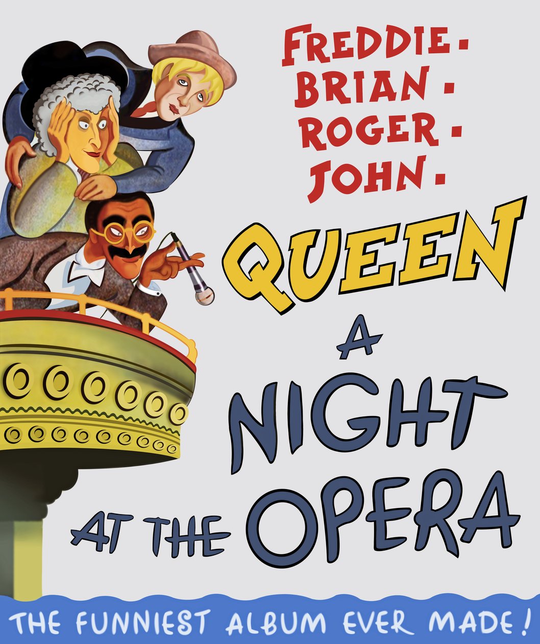 Queen: A Night at the Opera (affisch) av Neale Osborne