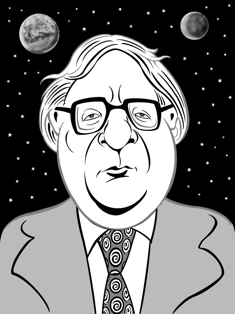 Ray Bradbury, 2019 (digitalt) av Neale Osborne