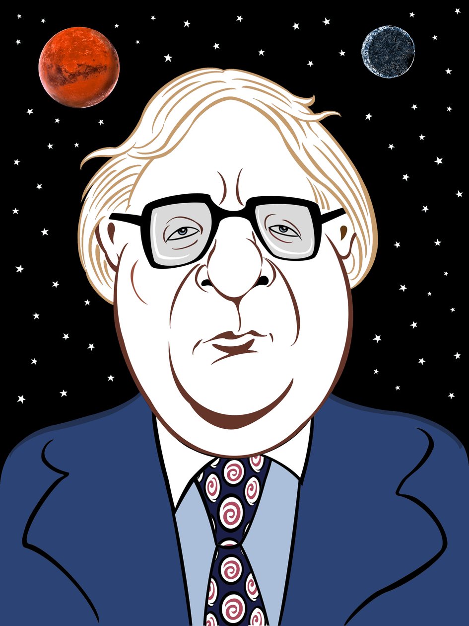Ray Bradbury, 2019 (digitalt) av Neale Osborne