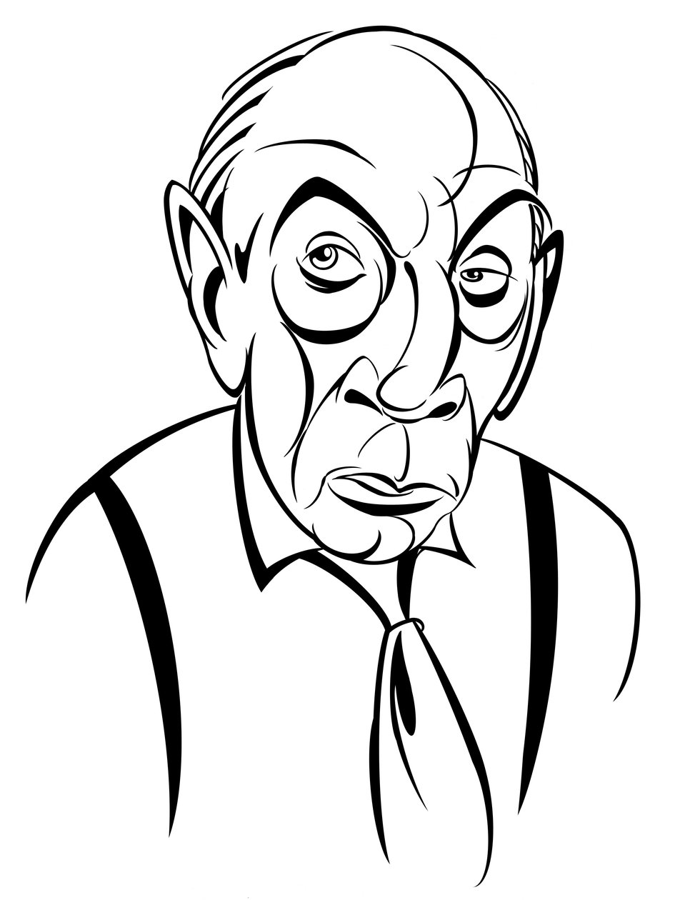 Sir Malcolm Arnold, 2019 (digitalt) av Neale Osborne